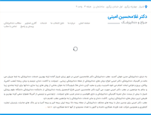 Tablet Screenshot of dr-amini.com